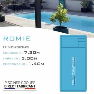 vignette piscine coque ROMIE