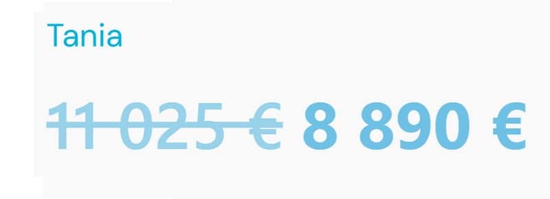 prix piscine coque TANIA