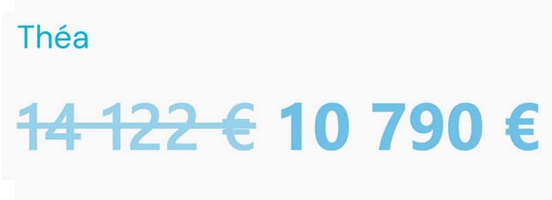 prix piscine coque THEA